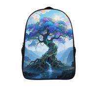 ERSTSNCK The Dragon King Laptop Backpack for Travel Work, 16In Cute Bookbag, Computer Backpack, Casual Daypack, Tree of Life, 40x28x16cm