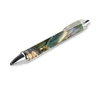 ERSTSNCK Turtle in The Sun Black Ballpoint Pens Fine Point (0.5mm) Black Ink Pen Retractable Ball Point Pens with Comfortable Full Grip for Journaling, And Office Writing Ideal 1 PCS