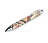 ERSTSNCK Two Phoenixes in Winter Black Ballpoint Pens Fine Point (0.5mm) Black Ink Pen Retractable Ball Point Pens with Comfortable Full Grip for Journaling, And Office Writing Ideal 1 PCS
