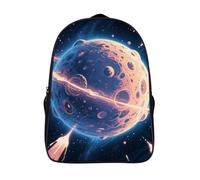 ERSTSNCK Two Phoenixes in Winter Laptop Backpack for Travel Work, 16In Cute Bookbag, Computer Backpack, Casual Daypack, Mysterious Planet, 40x28x16cm