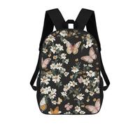 ERSTSNCK Various Butterflies And Daisies Laptop Backpack for Travel Work Cute Bookbag Computer Backpack Casual Daypack