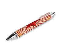 ERSTSNCK Vintage Circus Background Black Ballpoint Pens Fine Point (0.5mm) Black Ink Pen Retractable Ball Point Pens with Comfortable Full Grip for Journaling, And Office Writing Ideal 1 PCS