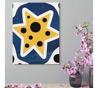ERSTSNCK Wall Decor For Living Room Large Canvas Wall Art For Bedroom Modern Office Pictures Wall Artwork Star Spirit Symbol Landscape Paintings Canvas Art Prints Home Decorations 18x24inch(46x61cm)
