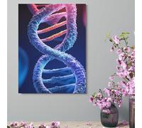 ERSTSNCK Wall Decor For Living Room Large Canvas Wall Art For Bedroom Modern Office Pictures Wall Artwork DNA Genetic Helix Landscape Paintings Canvas Art Prints Home Decorations 12x16inch(30x41cm)