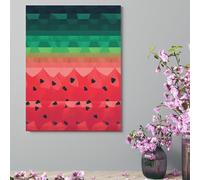 ERSTSNCK Wall Decor For Living Room Large Canvas Wall Art For Bedroom Modern Office Pictures Wall Artwork Gradient Watermelon Landscape Paintings Canvas Art Prints Home Decorations 12x16inch(30x41cm)