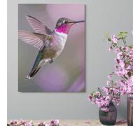 ERSTSNCK Wall Decor For Living Room Large Canvas Wall Art For Bedroom Modern Office Pictures Wall Artwork Humming Birds Landscape Paintings Canvas Art Prints Home Decorations 18x24inch(46x61cm)