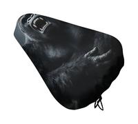 ERSTSNCK Waterproof Bike Seat Cover with Drawstring -Angry Gorilla Universal Exercise Bike Seat Cushion for Men & Women, Comfortable Non-Slip Bicycle Saddle Cover for Road/Mountain Bikes