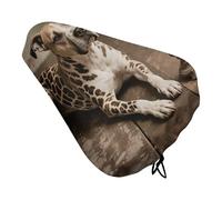 ERSTSNCK Waterproof Bike Seat Cover with Drawstring -Animal Pit Bull Universal Exercise Bike Seat Cushion for Men & Women, Comfortable Non-Slip Bicycle Saddle Cover for Road/Mountain Bikes