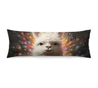 ERSTSNCK White Camel Body Pillow Pillowcase 20"x54" Lumbar Throw Pillow Covers with Hidden Zipper Breathable & Cozy Full Long Bodypillow Case Cover for Sleeping Bedroom Couch Sofa Decor