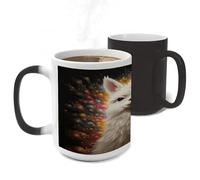 ERSTSNCK White Camel Color Changing Mug Heat Changing Coffee Mug Funny Magic Cup Heat Sensitive Travel Mugs Novelty Coffee Cups Personalized Customized Gift for Men Women 11 Oz