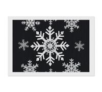 ERSTSNCK White Snowflake Diamond Painting Kits for Adults 8"x12" 5D Diamond Art Kits for Beginners DIY Full Drill Round Diamonds Gem Art Crafts Painting for Home Wall Decor