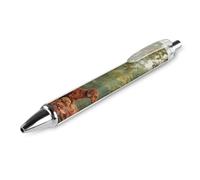 ERSTSNCK Wiener Dog Black Ballpoint Pens Fine Point (0.5mm) Black Ink Pen Retractable Ball Point Pens with Comfortable Full Grip for Journaling, And Office Writing Ideal 1 PCS