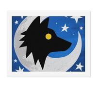 ERSTSNCK Wolf Moon Totem Paint by Numbers for Adults Beginner 30x40cm DIY Painting Kit with HD Canvas & Acrylic Paints, Complete Crafts Set for Home Decor, Gifts, Stress Relief