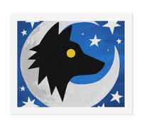 ERSTSNCK Wolf Moon Totem Paint by Numbers for Adults Beginner 40x50cm DIY Painting Kit with HD Canvas & Acrylic Paints, Complete Crafts Set for Home Decor, Gifts, Stress Relief