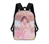ERSTSNCK Women in The Amusement Park Laptop Backpack for Travel Work Cute Bookbag Computer Backpack Casual Daypack