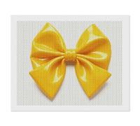 ERSTSNCK Yellow Bow Diamond Painting Kits for Adults 16"x20" 5D Diamond Art Kits for Beginners DIY Full Drill Round Diamonds Gem Art Crafts Painting for Home Wall Decor