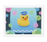 ERSTSNCK Yellow Duck And Bubble Pattern Paint by Numbers for Adults Beginner 30x40cm DIY Painting Kit with HD Canvas & Acrylic Paints, Complete Crafts Set for Home Decor, Gifts, Stress Relief