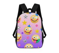 ERSTSNCK Yellow Happy Face Laptop Backpack for Travel Work Cute Bookbag Computer Backpack Casual Daypack
