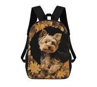 ERSTSNCK Yorkshire Terrier in The Cave Laptop Backpack for Travel Work Cute Bookbag Computer Backpack Casual Daypack