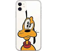 ERT GROUP Disney Pluto Phone Case Designed for iPhone 11 - Transparent Plastic