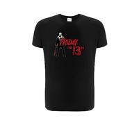 ERT GROUP Men's T-Shirt, Friday The 13th 005 Black, S