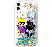ERT GROUP mobile phone case for Apple Iphone 11 original and officially Licensed Disney pattern Disney Villains 003 optimally adapted to the mobile phone, with glitter overflow effect