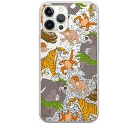 ERT GROUP mobile phone case for Apple Iphone 12/12 PRO original and officially Licensed Disney pattern Jungle Book 003 optimally adapted to the mobile phone, with glitter overflow effect