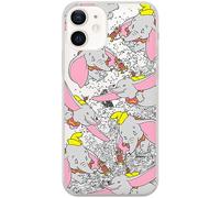ERT GROUP mobile phone case for Apple Iphone 12 Mini original and officially Licensed Disney pattern Dumbo 016 optimally adapted to the mobile phone, with glitter overflow effect