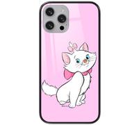 ERT GROUP mobile phone case for Apple Iphone 13 original and officially Licensed Disney pattern Marie 007 made of hardened glass, optimally adapted to the mobile phone, protective cover