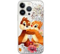 ERT GROUP mobile phone case for Apple Iphone 13 PRO original and officially Licensed Disney pattern Chip & Dale 003 optimally adapted to the mobile phone, with glitter overflow effect
