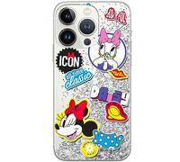 ERT GROUP mobile phone case for Apple Iphone 13 PRO original and officially Licensed Disney pattern Minnie 067 optimally adapted to the mobile phone, with glitter overflow effect
