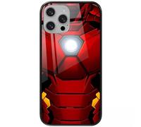ERT GROUP mobile phone case for Apple Iphone 13 PRO original and officially Licensed Marvel pattern Iron Man 024 made of hardened glass, optimally adapted to the mobile phone, protective cover