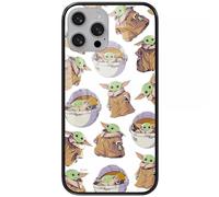 ERT GROUP mobile phone case for Apple Iphone 13 PRO original and officially Licensed Star Wars pattern Baby Yoda 028 made of hardened glass, optimally adapted to the mobile phone, protective cover