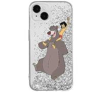 ERT GROUP mobile phone case for Apple Iphone 14 PLUS original and officially Licensed Disney pattern Jungle Book 002 optimally adapted to the mobile phone, with glitter overflow effect