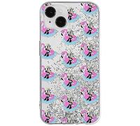 ERT GROUP mobile phone case for Apple Iphone 14 PLUS original and officially Licensed Disney pattern Minnie 023 optimally adapted to the mobile phone, with glitter overflow effect