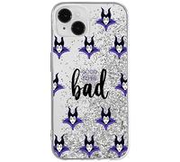 ERT GROUP mobile phone case for Apple Iphone 14 PLUS original and officially Licensed Disney pattern Maleficient 002 optimally adapted to the mobile phone, with glitter overflow effect