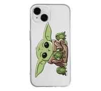 ERT GROUP mobile phone case for Apple Iphone 14 PLUS original and officially Licensed Star Wars pattern Baby Yoda 014 optimally adapted to the shape of the mobile phone, partially transparent