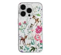 ERT GROUP mobile phone case for Apple Iphone 14 PRO MAX original and officially Licensed Disney pattern Bambi & Friends 001 optimally adapted to the shape of the mobile phone, partially transparent