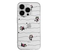 ERT GROUP mobile phone case for Apple Iphone 14 PRO MAX original and officially Licensed Disney pattern Cat Figaro 001 optimally adapted to the shape of the mobile phone, partially transparent