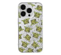 ERT GROUP mobile phone case for Apple Iphone 14 PRO original and officially Licensed Star Wars pattern Baby Yoda 008 optimally adapted to the mobile phone, with glitter overflow effect