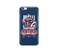 ERT GROUP mobile phone case for Apple Iphone 6/6S original and officially Licensed Marvel pattern Captain America 018 optimally adapted to the shape of the mobile phone, case made of TPU
