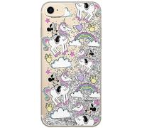 ERT GROUP mobile phone case for Apple Iphone 7/8/ SE 2/ SE 3 original and officially Licensed Disney pattern Minnie 037 optimally adapted to the mobile phone, with glitter overflow effect