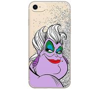 ERT GROUP mobile phone case for Apple Iphone 7/8/ SE 2/ SE 3 original and officially Licensed Disney pattern Ursula 001 optimally adapted to the mobile phone, with glitter overflow effect