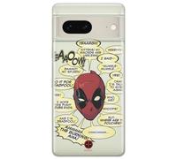 ERT GROUP mobile phone case for Google PIXEL 7 original and officially Licensed Marvel pattern Deadpool 008 optimally adapted to the shape of the mobile phone, partially transparent