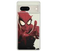 ERT GROUP mobile phone case for Google PIXEL 7 original and officially Licensed Marvel pattern Spider Man 006 optimally adapted to the shape of the mobile phone, partially transparent