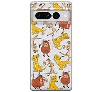 ERT GROUP mobile phone case for Google PIXEL 7 PRO original and officially Licensed Disney pattern Simba & Friends 010 optimally adapted to the shape of the mobile phone, partially transparent