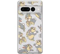ERT GROUP mobile phone case for Google PIXEL 7 PRO original and officially Licensed Disney pattern Thumper 003 optimally adapted to the shape of the mobile phone, partially transparent