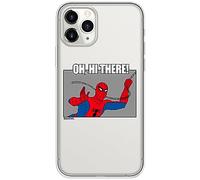 ERT GROUP mobile phone case for Iphone 11 PRO MAX original and officially Licensed Marvel pattern Spider Man 032 optimally adapted to the shape of the mobile phone, partially transparent
