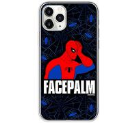 ERT GROUP mobile phone case for Iphone 11 PRO MAX original and officially Licensed Marvel pattern Spider Man 029 optimally adapted to the shape of the mobile phone, case made of TPU