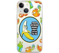 ERT GROUP mobile phone case for Iphone 13 MINI original and officially Licensed Rick and Morty pattern Rick & Morty 009 optimally adapted to the shape of the mobile phone, partially transparent